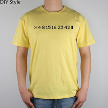 LOST 4815162342 abc T-shirt Men T shirt